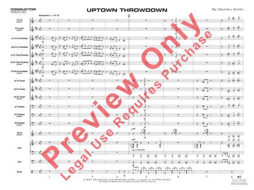 Uptown Throwdown - Smith - Jazz Ensemble - Gr. 1