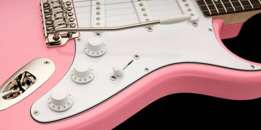 John Mayer Signature Silver Sky Electric with Rosewood Fretboard (Gigbag Included) - Roxy Pink