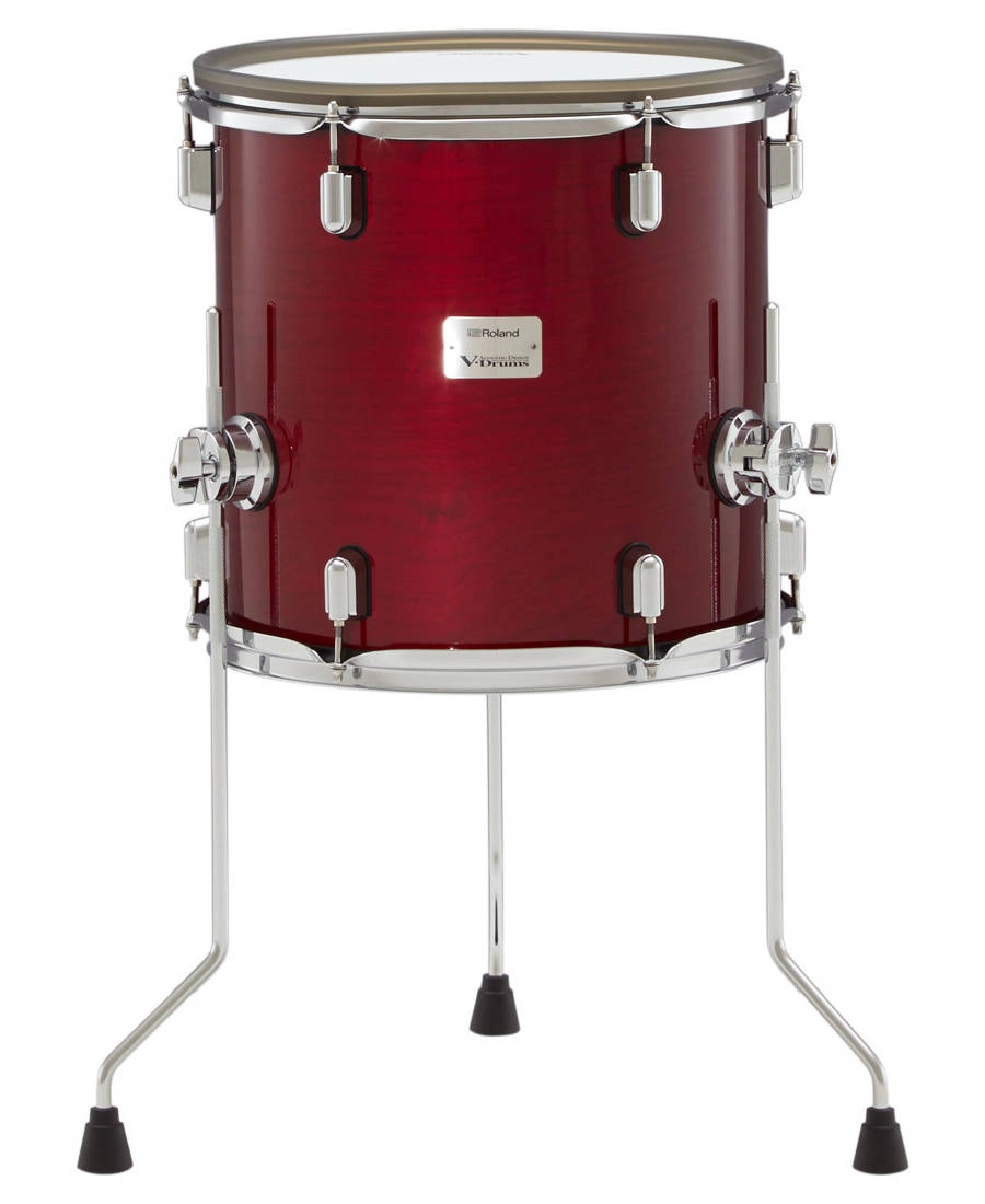 PDA140F Acoustic Design 14\'\' Floor Tom Pad - Gloss Cherry