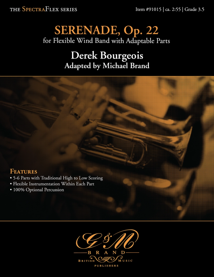 Serenade, Op.22 - Bourgeois - Concert Band (6-part Flex) - Gr. 3.5