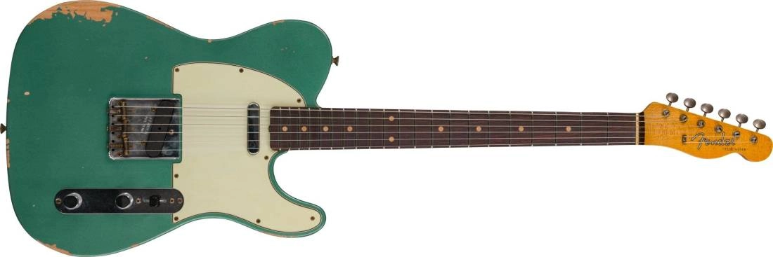 Limited Edition \'61 Telecaster Relic, Flat-Laminated Rosewood Fingerboard - Aged Sherwood Green Metallic