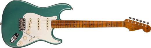 Fender Custom Shop - 1958 Strat Journeyman Relic with Closet Classic Hardware, Maple Fingerboard - Aged Sherwood Green Metallic