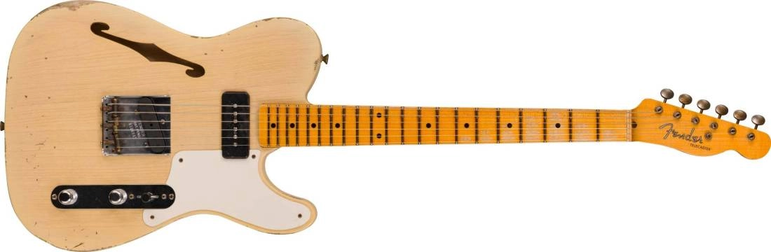 Limited Edition P90 Telecaster Thinline Relic, 1-Piece Quartersawn Maple Neck and Fingerboard - Natural Blonde