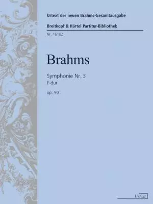 Breitkopf & Hartel - Symphony No. 3 in F major Op. 90 - Brahms - Full Score