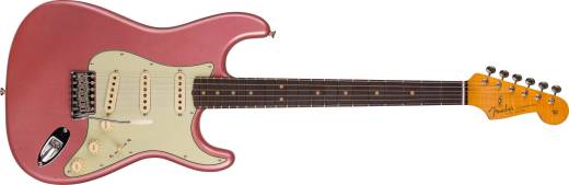 Fender Custom Shop - Limited Edition 64 Stratocaster Journeyman Relic with Closet Classic Hardware - Aged Burgundy Mist Metallic