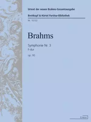 Breitkopf & Hartel - Symphony No. 3 in F major Op. 90 - Brahms - Double Bass Part