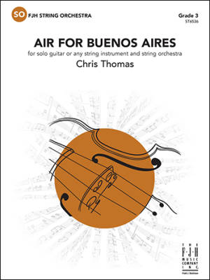 Air for Buenos Aires - Thomas - String Orchestra - Gr. 3