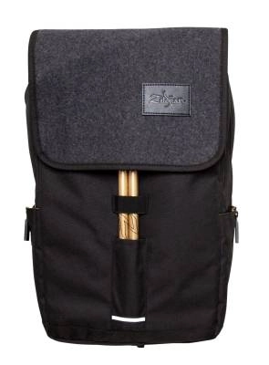 Zildjian - Gray Flap Black Laptop Backpack