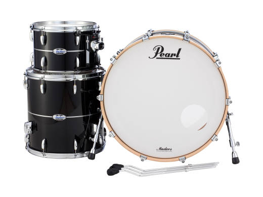 Masters Maple Complete 3-Piece Shell Pack (24,13,16) - Quicksilver Black
