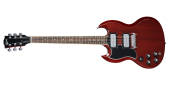 Gibson - Tony Iommi Signature Monkey SG Special Electric Guitar with Case, Left-Handed - Vintage Red