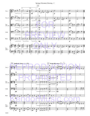 Springer Mountain Morning (based on versions of \'\'Bonny James Campbell\'\') - Traditional/Dabczynski - String Orchestra - Gr. 2