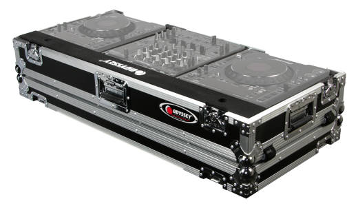 Universal DJ Coffin with Wheels for 12\'\' Mixer and Media Players