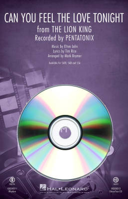 Hal Leonard - Can You Feel the Love Tonight? - Rice/John/Brymer - ShowTrax CD