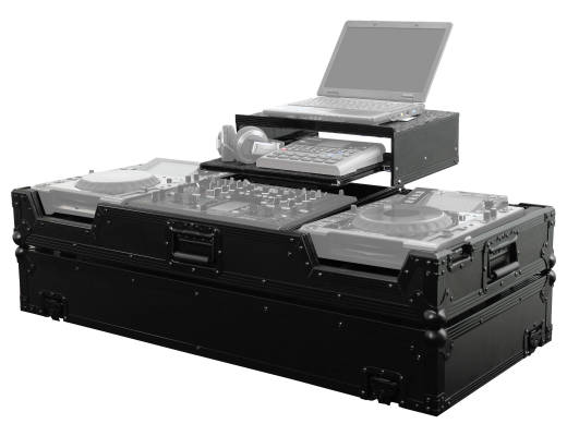 Black Label Glide Style Coffin Case for DJM-2000 Mixer