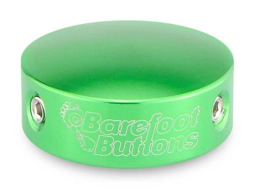 Barefoot Buttons - V1 Standard Replacement Footswitch Button - Green