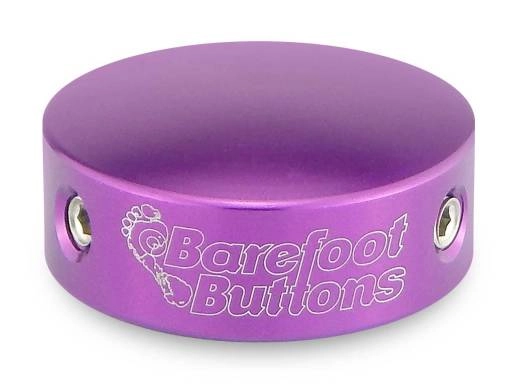 Barefoot Buttons - V1 Standard Replacement Footswitch Button - Purple