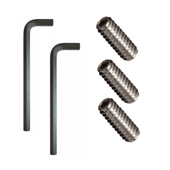 Allen Wrench/Screw Set for Barefoot Buttons