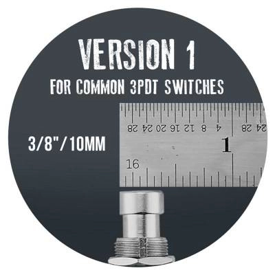 V1 Mini Replacement Footswitch Button - Silver