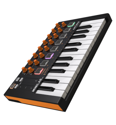 MiniLab MkII 25 Mini Key Controller - Limited Edition Orange