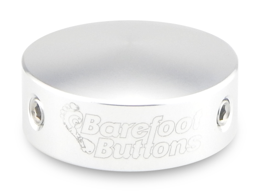 Barefoot Buttons - V1 Standard Replacement Footswitch Button - Silver