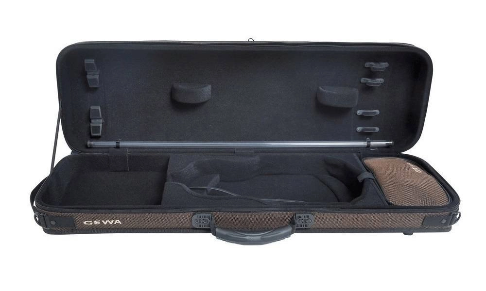 Oxford 4/4 Violin Case - Brown/Black