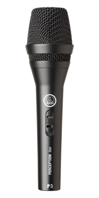 AKG - P3S Dynamic Handheld Microphone with On/Off Switch