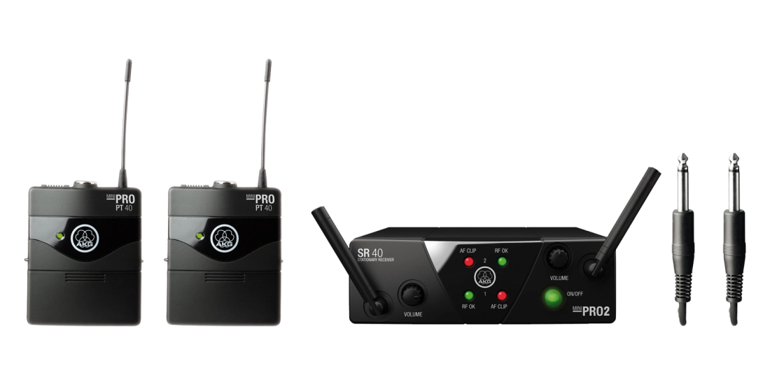 WMS40 Mini Dual Instrumental Wireless System