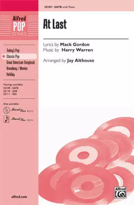 At Last - Gordon/Warren/Althouse - SATB