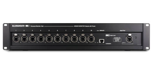 Allen & Heath - ME-U 10-Port PoE Monitor Hub for ME-1/ME-500