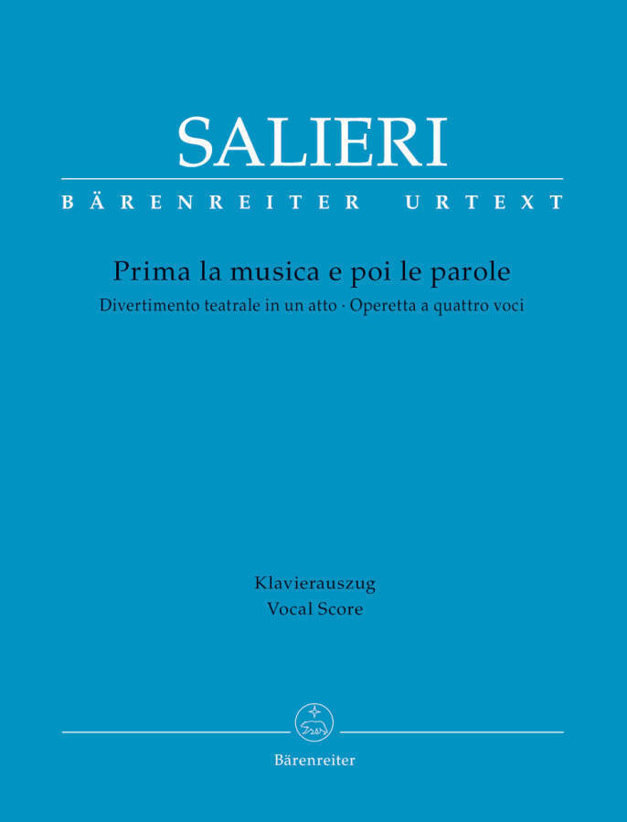 Prima La Musica E Poi Le Parole - Salieri - Vocal Score
