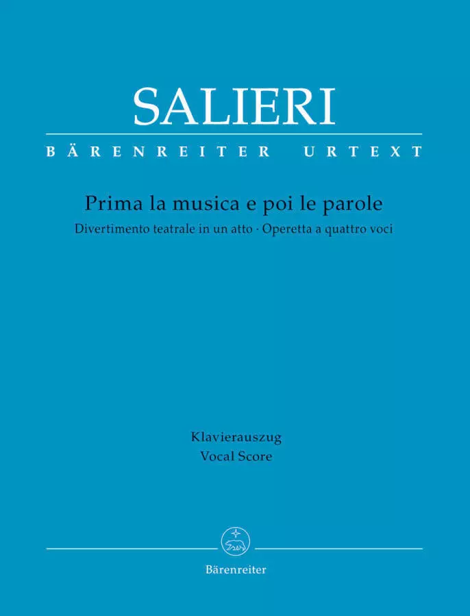 Prima La Musica E Poi Le Parole - Salieri - Vocal Score