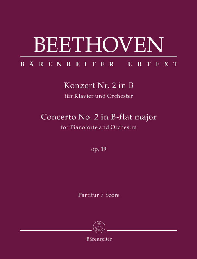 Concerto No.2 In B-flat, Op.19 for Pianoforte & Orchestra - Beethoven - Full Score