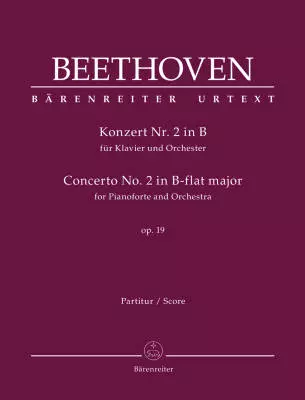 Baerenreiter Verlag - Concerto No.2 In B-flat, Op.19 for Pianoforte & Orchestra - Beethoven - Full Score