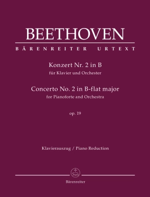 Baerenreiter Verlag - Concerto No.2 In B-flat, Op.19 for Pianoforte & Orch. - Beethoven/Del Mar - Piano/Piano Reduction