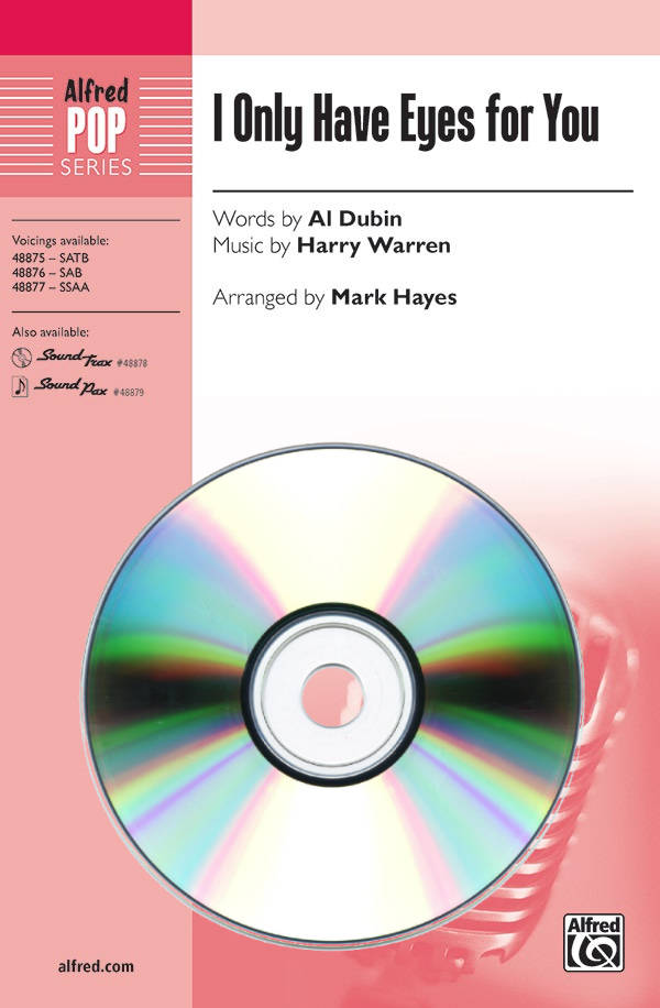 I Only Have Eyes for You - Dubin/Warren/Hayes - SoundTrax CD