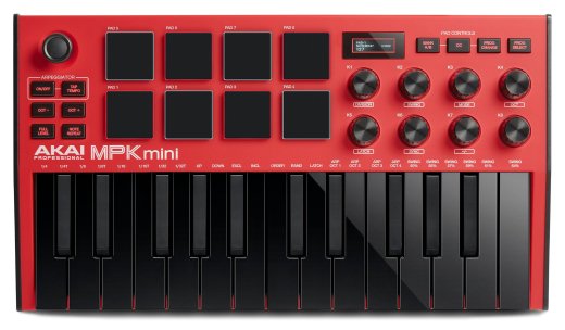 MPK Mini MKIII 25-Note Keyboard/Drum Pad Controller - Red