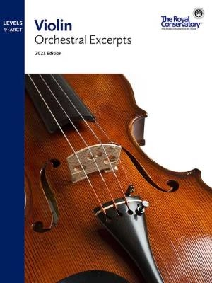 Frederick Harris Music Company - RCM Violin Orchestral Excerpts 2021 Edition, Levels 9-ARCT - Book