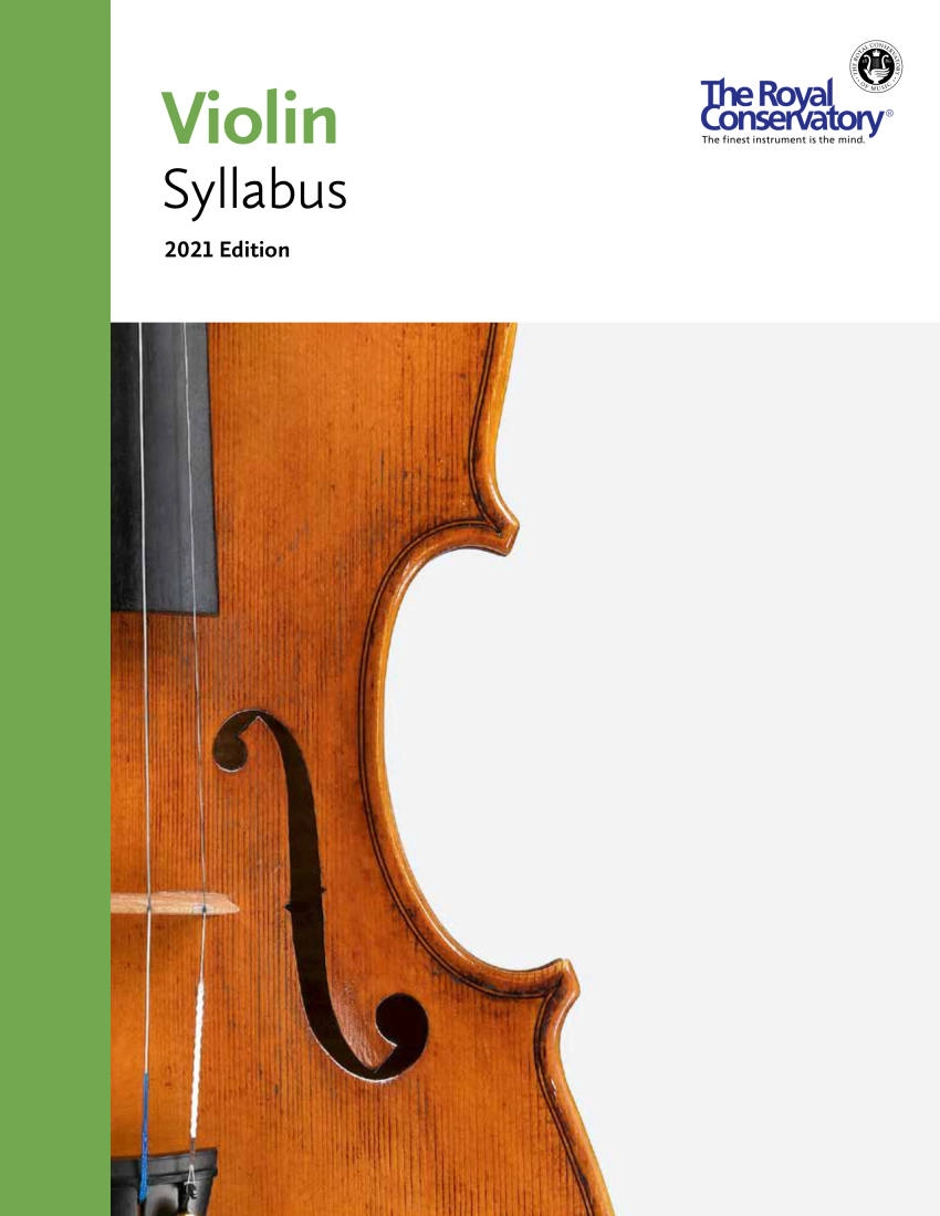 RCM Violin Syllabus 2021 Edition - Book