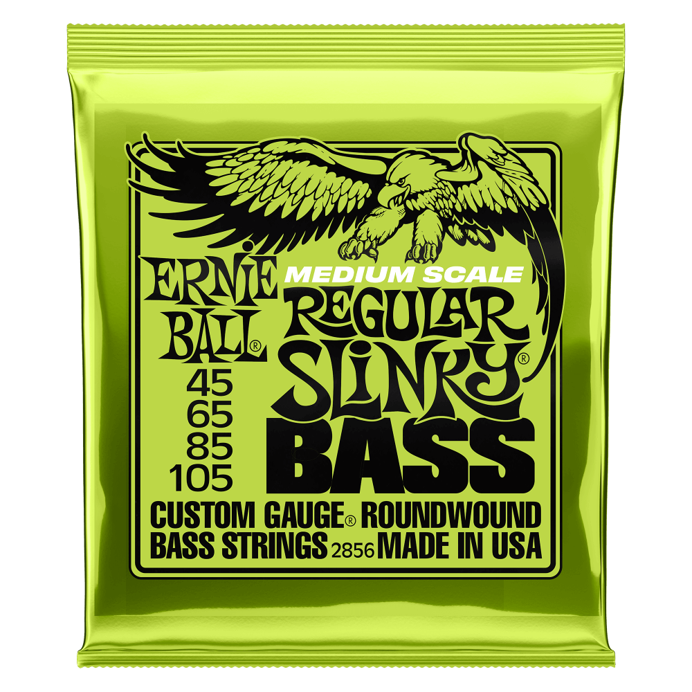 Regular Slinky Medium Scale Bass Strings 45-105