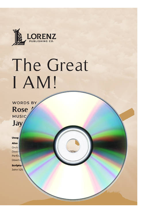 The Great I AM! - Aspinall/Rouse - Performance /Accompaniment CD