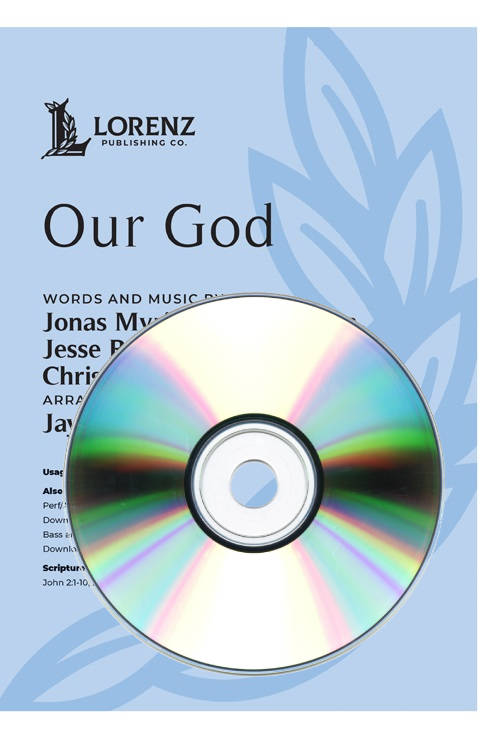 Our God - Myrin /Reeves /Tomlin /Redman /Rouse - Performance /Accompaniment CD