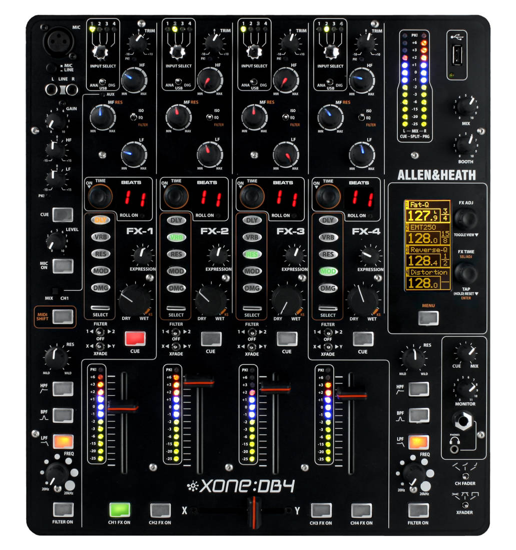 XONE:DB4 4-Channel Digital DJ FX Mixer