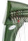 Una Professional Lever Harp, 38 String - Green