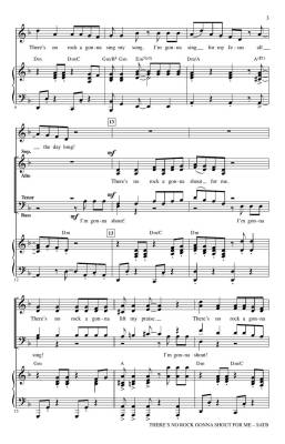 There\'s No Rock Gonna Shout for Me - Barrett - SATB