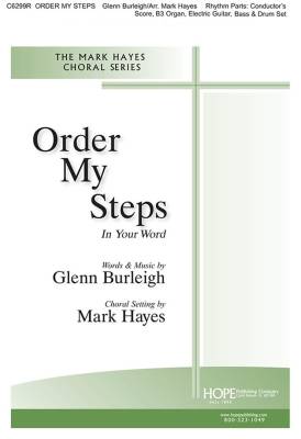 Order My Steps - Burleigh/Hayes - Rhythm Parts