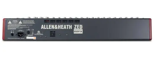ZED-22FX 22-Channel Live and Studio Mixer with USB Interface and FX