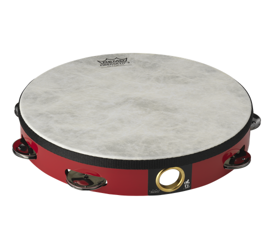 Fiberskyn Tambourine - Quadura Deep Red, 10\'\'