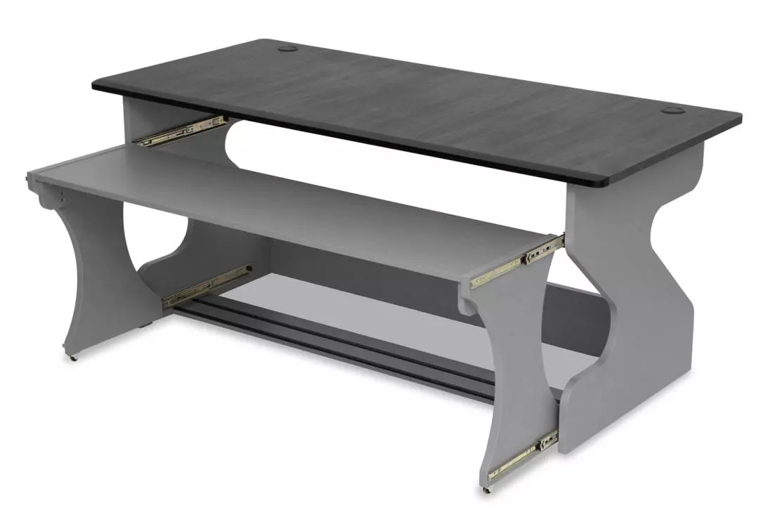 Miza Z Flex Studio Desk - Wenge Grey