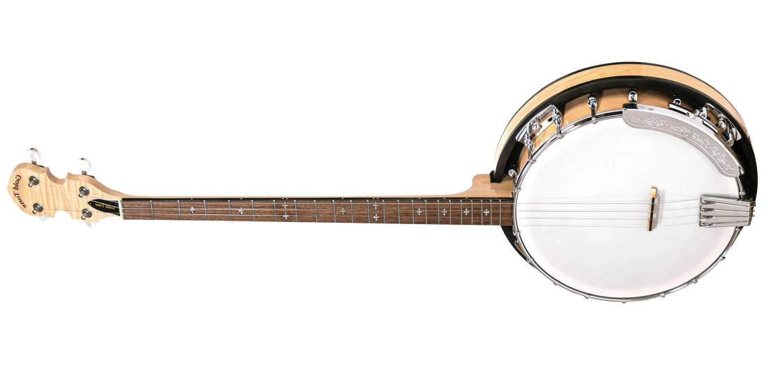 Cripple Creek Plectrum Banjo Left Handed - Natural Gloss