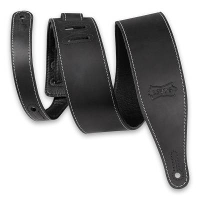 Levys - 2.5 Pull-up Butter Leather Guitar Strap - Black